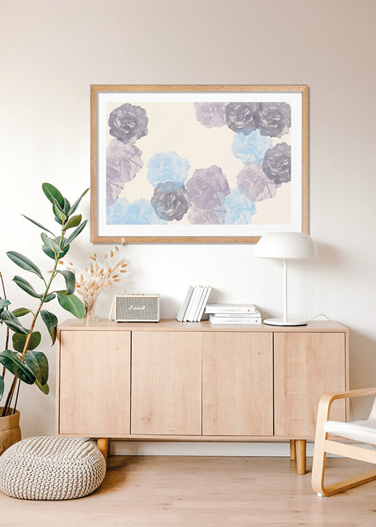 Power of flower beige 06 - Poster