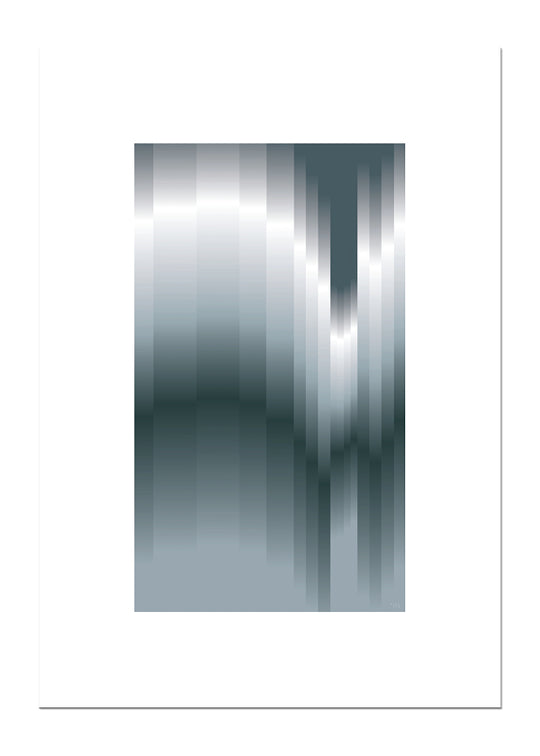 Striped Wave - Poster