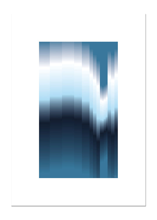 Striped Wave - Poster