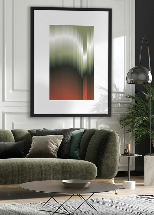 Striped Wave - Poster