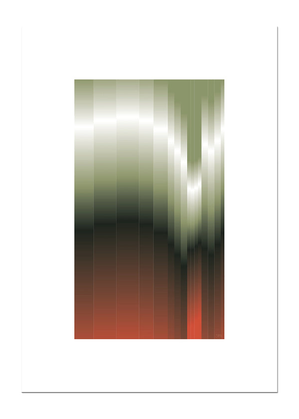 Striped wave - Poster